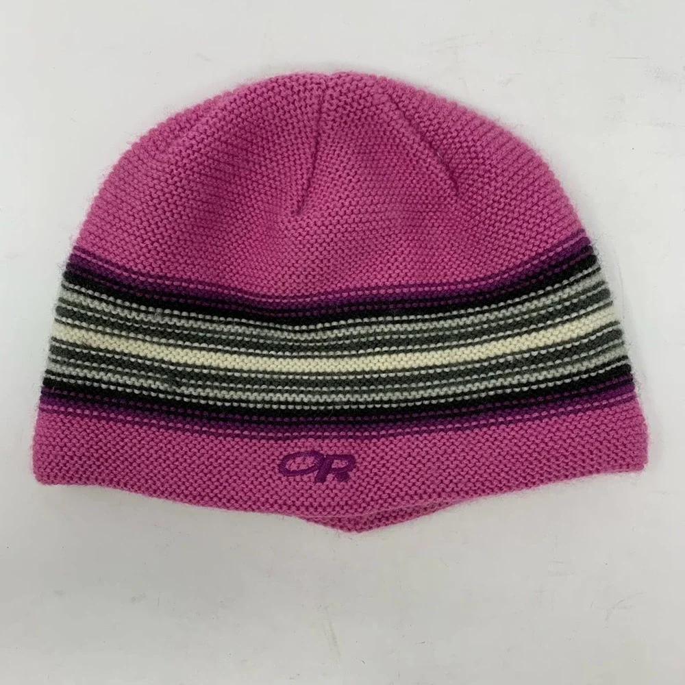 Outdoor Research pink‎ knit beanie 6-12 year